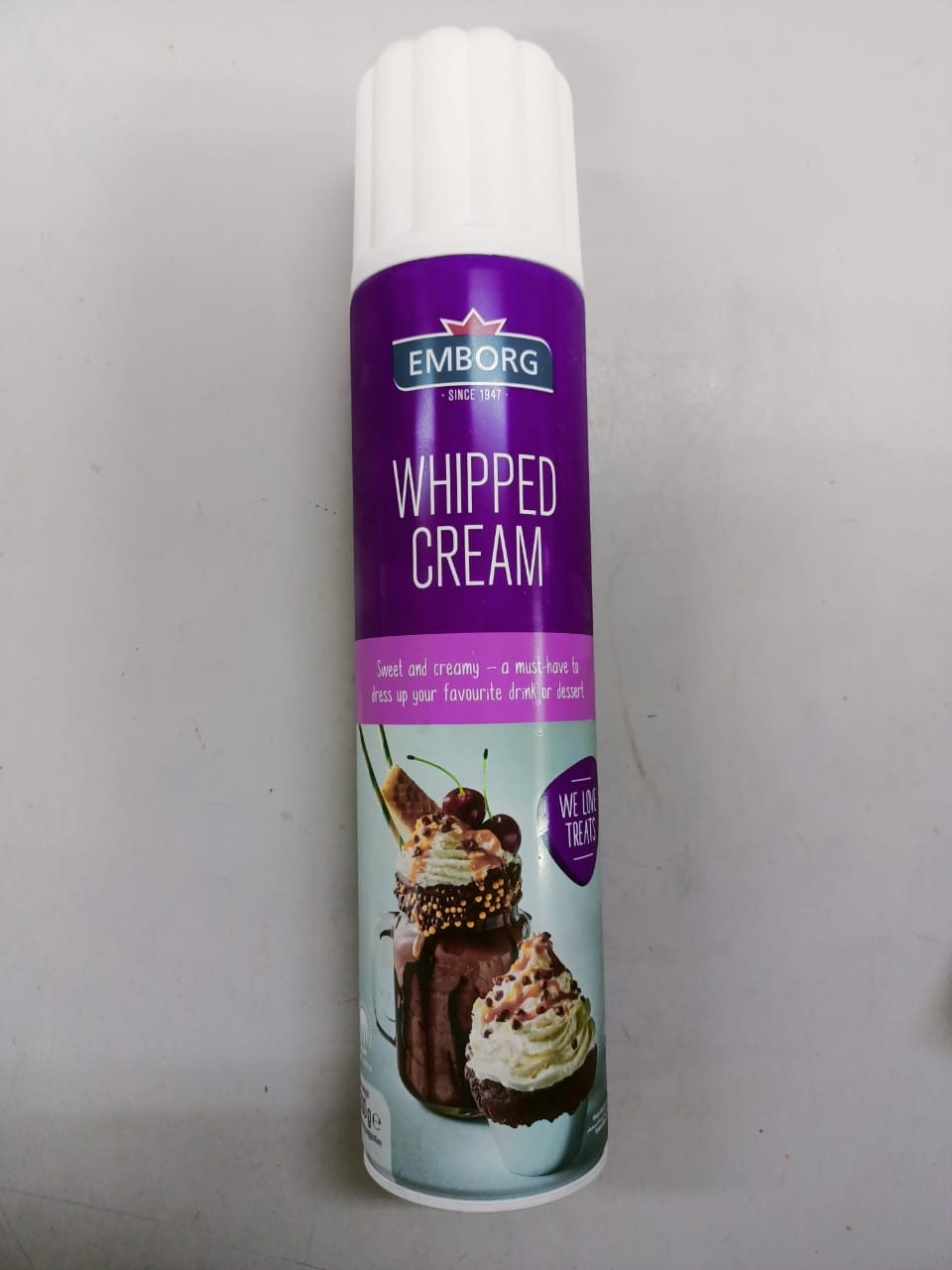 SPRAY WHIPPED CREAM C&S Frozen Food